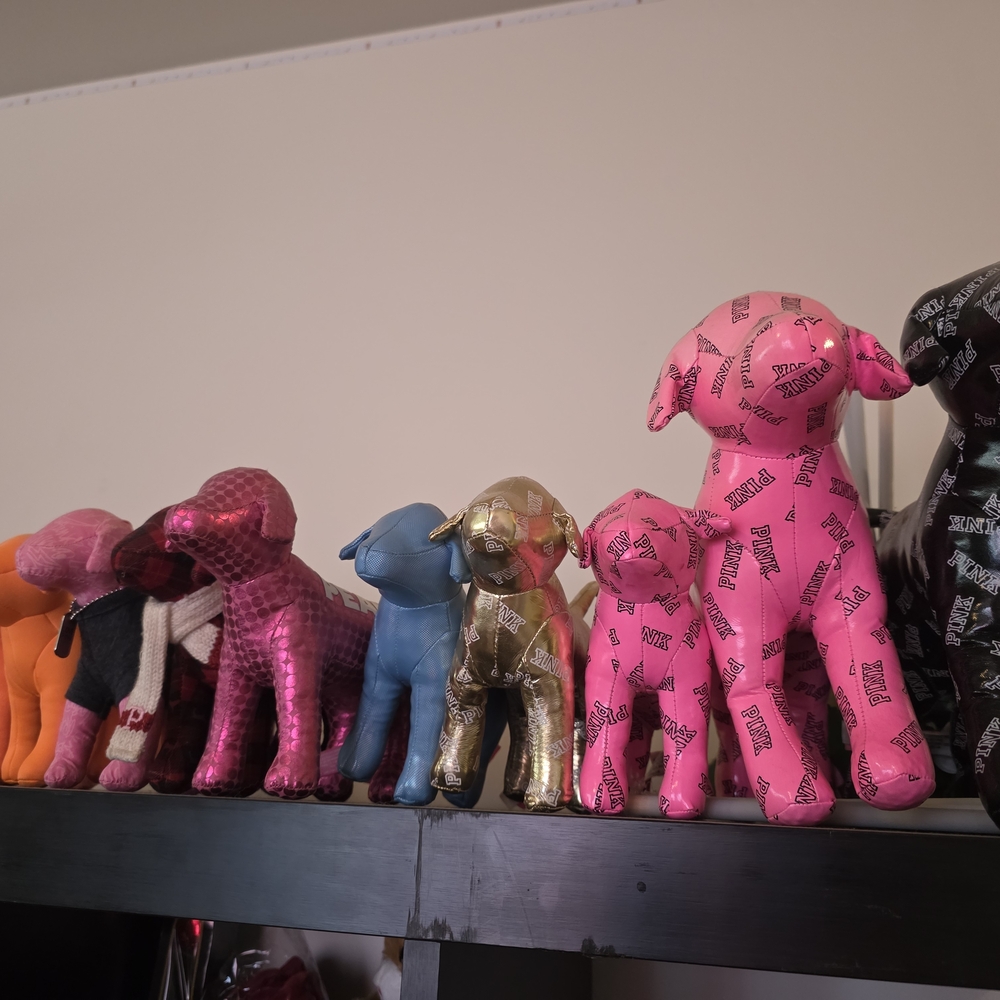 Victoria's Secret Colorful Dog Figurines
